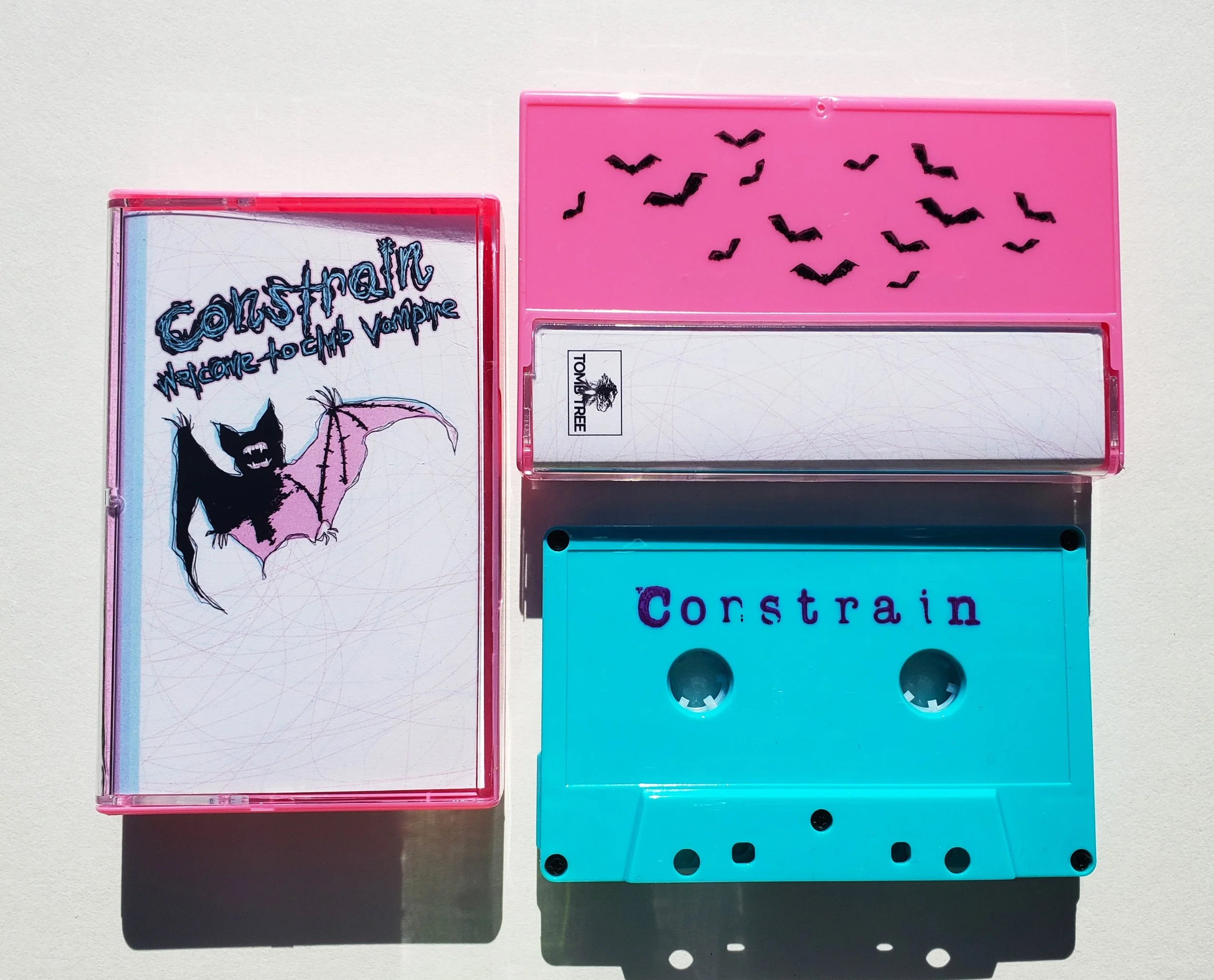 CONSTRAIN - Welcome To Club Vampire (cassette) — Zegema Beach Records